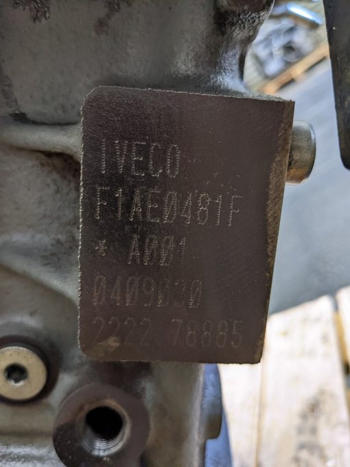 moteur iveco 35c10 daily F1AE0481F 6